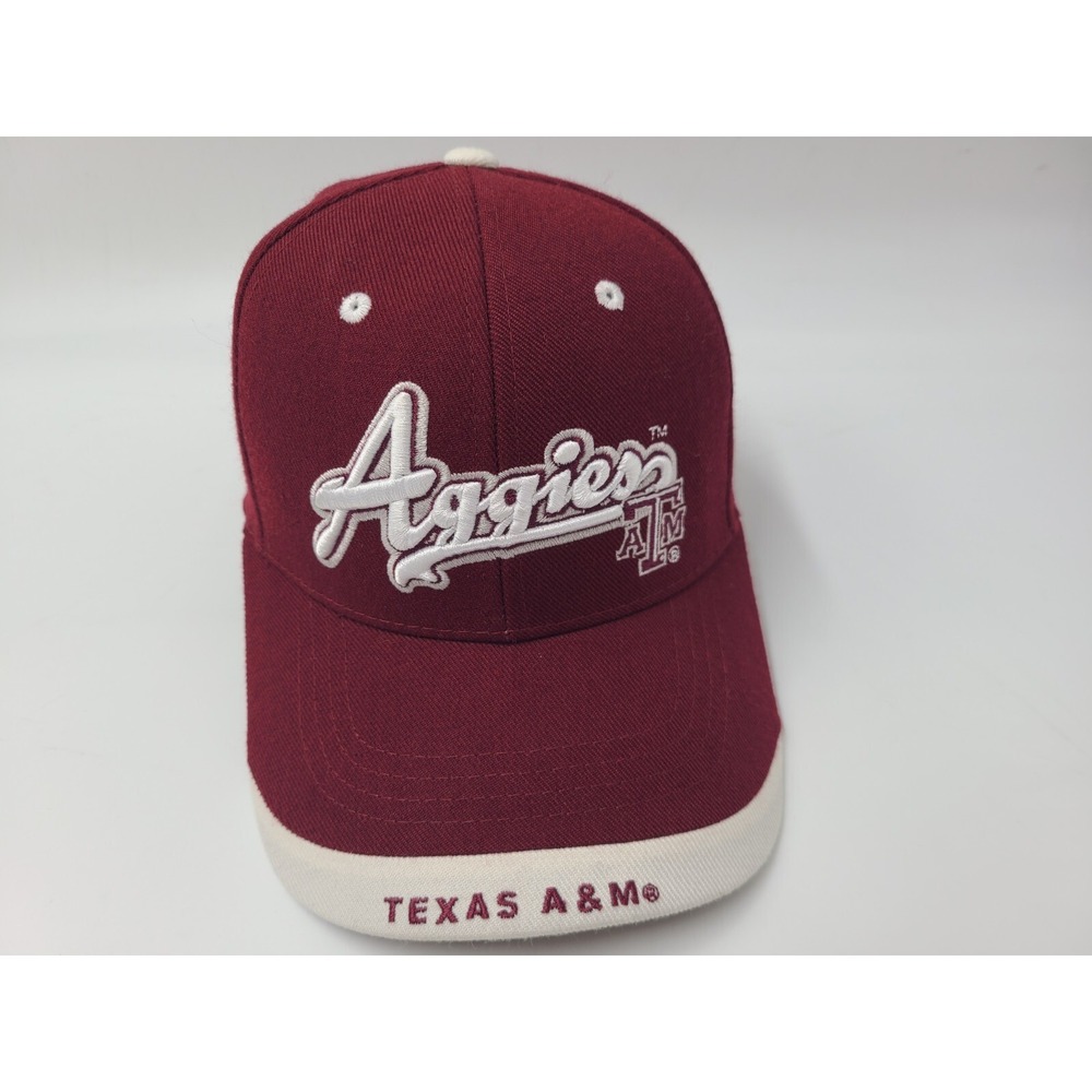 Youth Texas A&M University Aggies Top of the World Adjustable Hat Cap NCAA Red